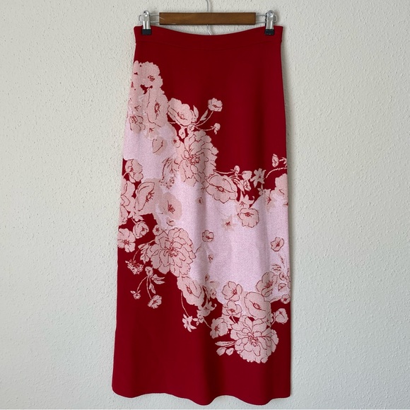 Cara Cara Floral Print Midi Length Skirt - Picture 1 of 7